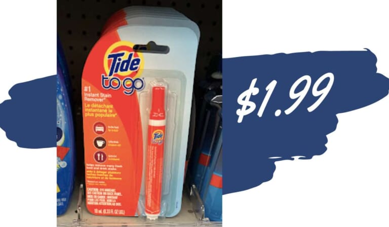 Get Up to 5 Tide To-Go Pens for Just $1.99 at Kroger