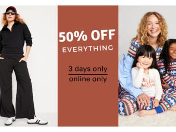 Old Navy Giftober Sale | 50% Off Everything