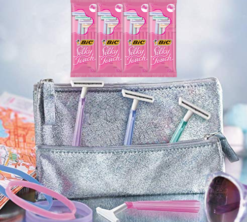 BIC 40-Count Silky Touch Women’s Twin Blade Disposable Razors as low as $5.92 After Coupon (Reg. $13.99) + Free Shipping – 15¢/Razor