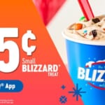 Dairy Queen Blizzards $.85 In September