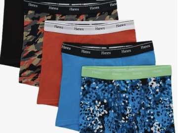 Hanes Originals Boys Boxer Briefs