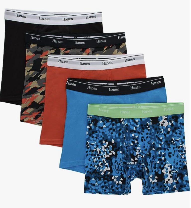 Hanes Originals Boys Boxer Briefs