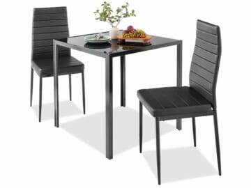 3-Piece Dining Set, Modern Kitchen Table