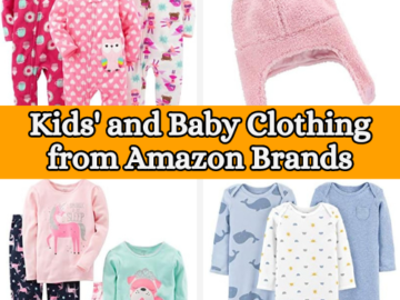 Kids’ and Baby Clothing from Amazon Brands from $7.99 (Reg. $11.90+)