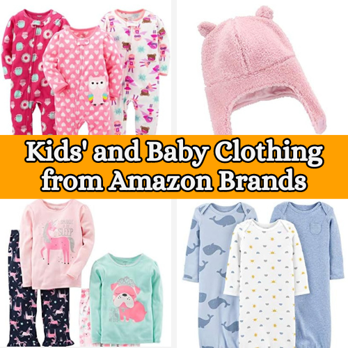 Kids’ and Baby Clothing from Amazon Brands from $7.99 (Reg. $11.90+)