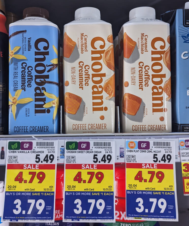 Get Chobani Coffee Creamer As Low As $2.04 At Kroger (Regular Price $5.49)