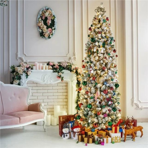 Enjoy a festive season filled with joy and wonder with this 7.5 Ft Artificial Christmas Tree for just $119.99 Shipped Free (Reg. $214.99)