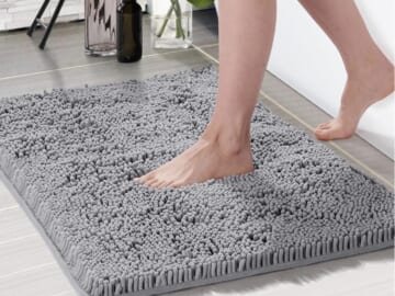 Super Soft Plush Chenille Bathmat