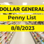 Dollar General Penny List | August 8, 2023