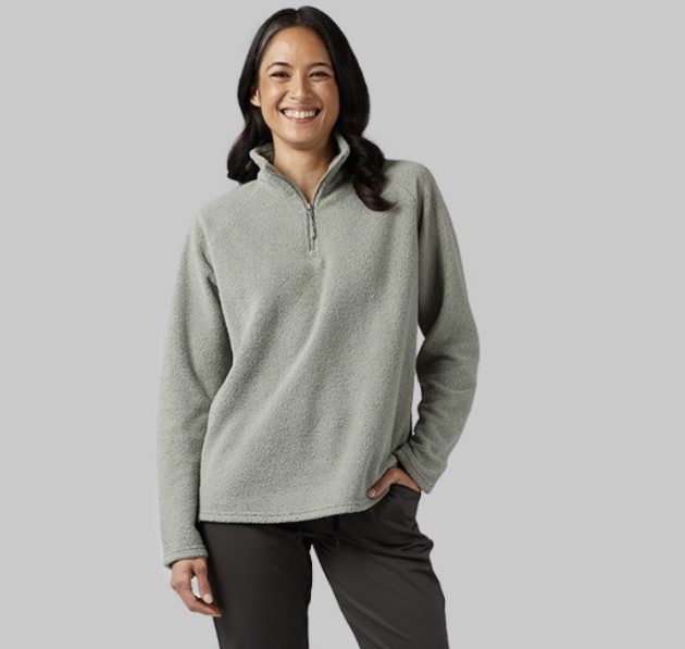 WOMEN'S SHORTHAIR SHERPA 1/4 ZIP TOP