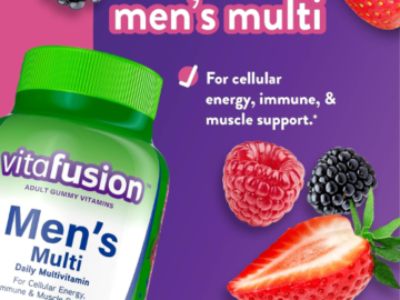 Vitafusion 150-Count Multivitamin Gummies for Men as low as $5.53 when you buy 3 After Coupon (Reg. $15) + Free Shipping – 4¢/Gummy