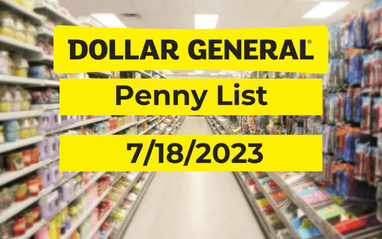 Dollar General Penny List | July 18, 2023