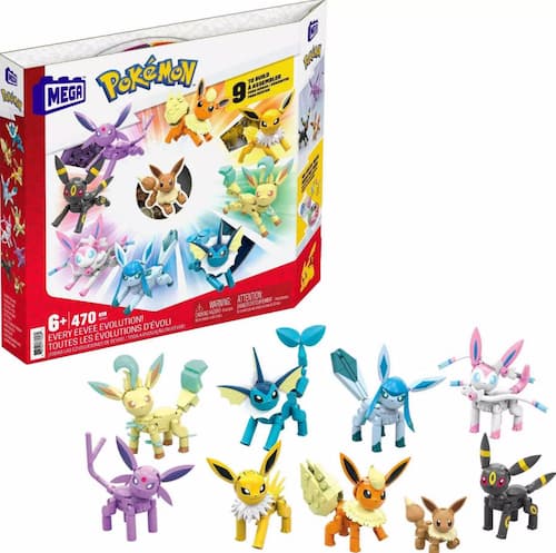 MEGA Pokémon Eevee Evolution Building Set 