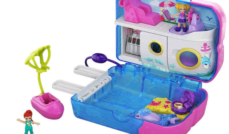 Polly Pocket Cruise Ship Playset, Sorry!, Bubble Machine Gun & more (8/4)