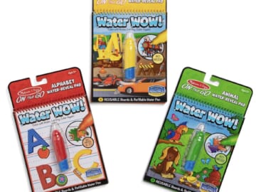 Melissa & Doug On the Go Water Wow! Reusable Water-Reveal Activity Pads