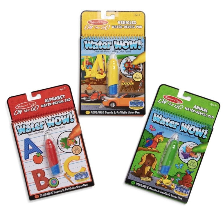 Melissa & Doug On the Go Water Wow! Reusable Water-Reveal Activity Pads