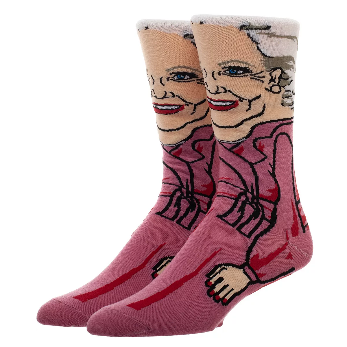 Golden girls socks featuring rose