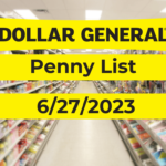 Dollar General Penny List | June 27, 2023