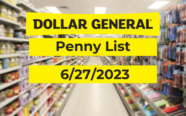 Dollar General Penny List | June 27, 2023