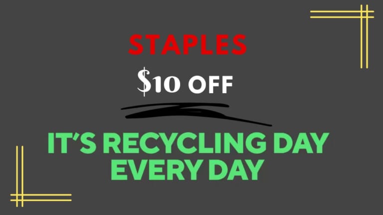 $10 Off at Staples!