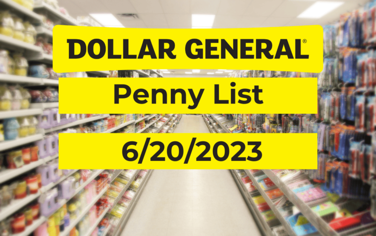 Dollar General Penny List | June 20, 2023