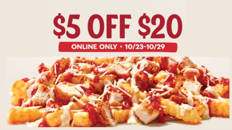 $5 off $20 Purchase at Zaxby’s Thru 10/29