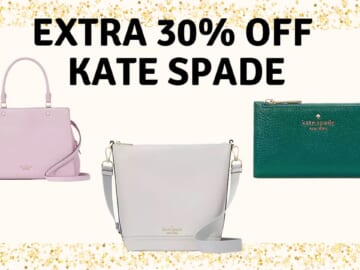 Extra 30% Off Kate Spade Ends Today!