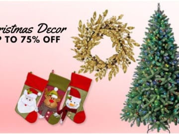 Christmas Trees & Decor Up to 75% Off at Woot!