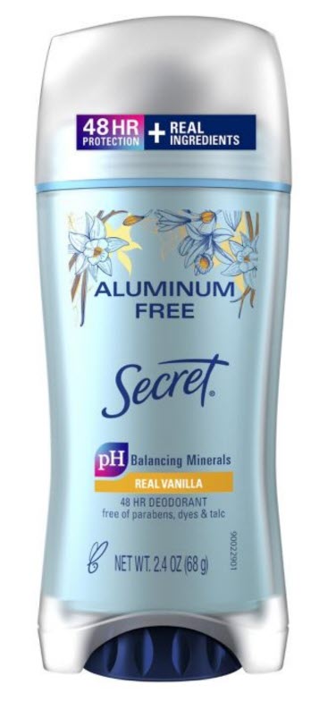 Secret Aluminum Free 3 Pack Deodorant @ Amazon $13.48