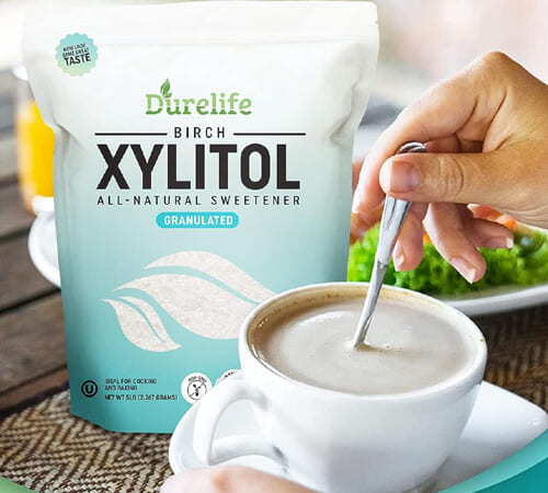 DureLife Birch Xylitol All Natural Sweetener, Granulated, 5-Lb as low as $12.60 After Coupon (Reg. $40) + Free Shipping, Gluten Free – Kosher