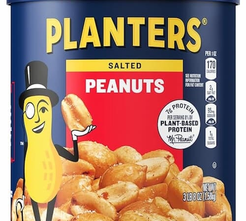 Planters Nuts Deals: Planters Salted Peanuts 3.5-lb Canister only $6.56 shipped, plus more!