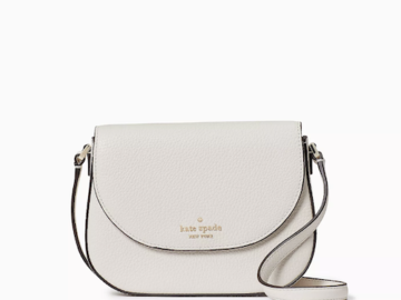 Kate Spade Leila Mini Flap Crossbody in Parchment