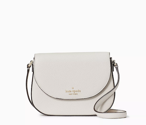 Kate Spade Leila Mini Flap Crossbody in Parchment