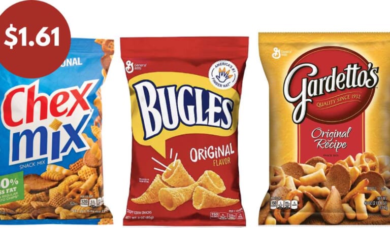 $1.61 Chex Mix, Bugles, & Gardetto’s | Deals at Publix & Kroger