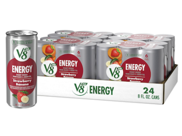 V8 +Energy Drink (24 count) only $13.08 shipped!