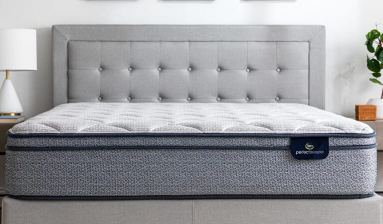 Serta Perfect Sleeper Charlotte 11.5" Medium Plush Queen Mattress w/ Adjustable Base for $600 + free delivery