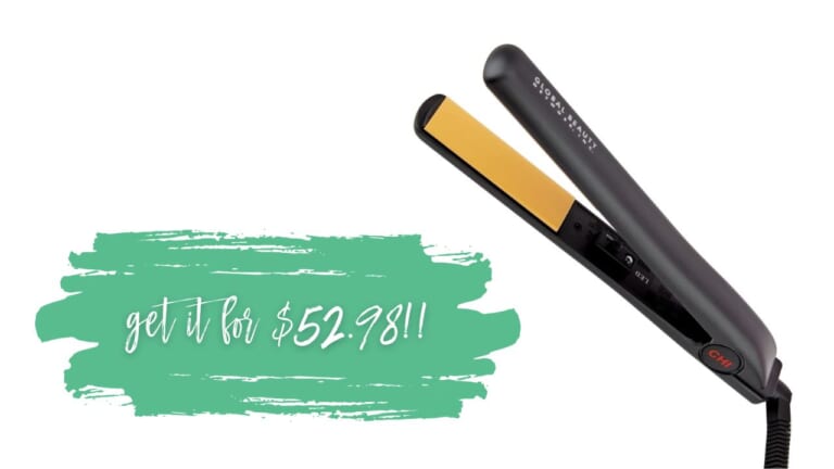 CHI Original Ceramic Hair Straightener $53 (reg. $100)