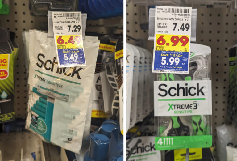 Schick Disposable Razors As Low As $1.49 At Kroger