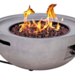 Four Seasons Courtyard 50,000-BTU Round Concrete Gas Fire Pit for $136 + free shipping