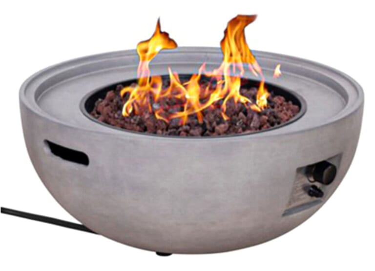 Four Seasons Courtyard 50,000-BTU Round Concrete Gas Fire Pit for $136 + free shipping