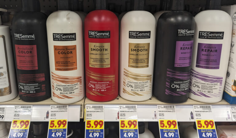 TRESemme Shampoo or Conditioner As Low As $2.99 Per Bottle At Kroger