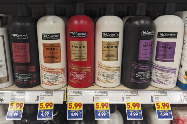 TRESemme Shampoo or Conditioner As Low As $2.99 Per Bottle At Kroger