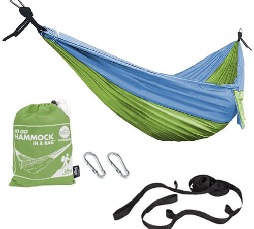 Bliss Hammocks Portable Travel Camping Hammock in a Bag with Tree Straps $9.99 (Reg. $26) – 54-inch Wide, 300 lb. Capacity