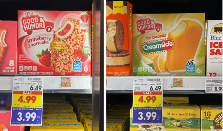 Good Humor Ice Cream Bars As Low As $3.49 Per Box At Kroger (Regular Price $6.49)