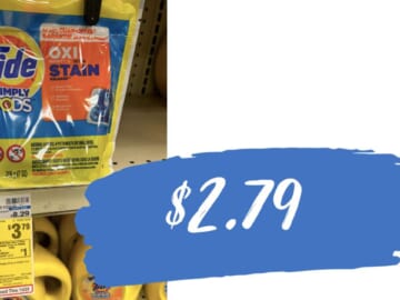 $2.79 Tide Simply Laundry Detergent (reg. $8.29) at CVS