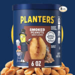 Planters Smoked Peanuts, 8-Count as low as $7.69 After Coupon (Reg. $18.32) + Free Shipping – $0.96/Canister