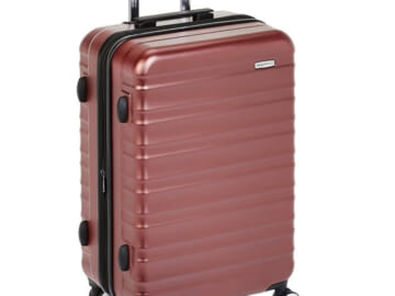 Amazon Basics 26" Hardside Spinner Luggage for $45 + free shipping