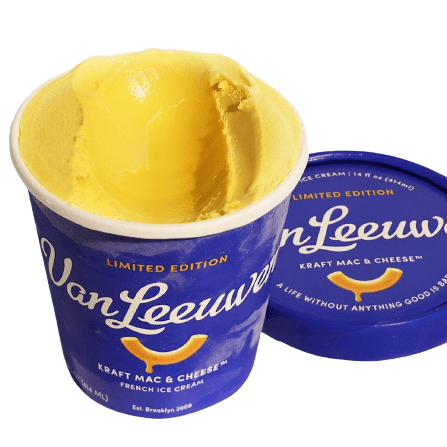 Van Leeuwen Kraft Macaroni and Cheese Ice Cream for $5 + in-store only