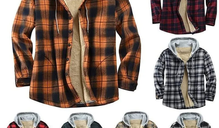 Men's Flannel Shacket for $15 + $9 shipping