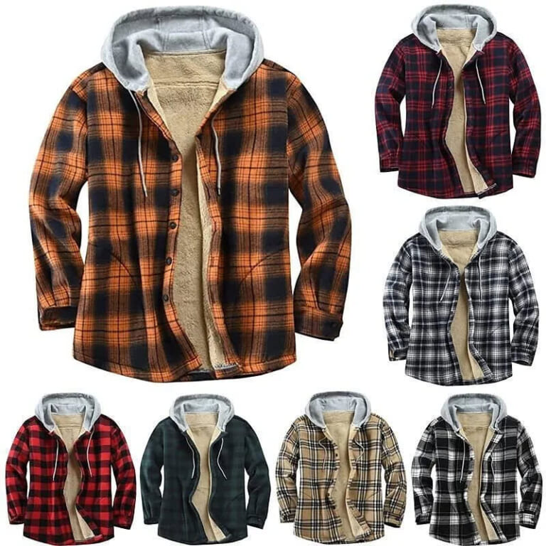 Men's Flannel Shacket for $15 + $9 shipping